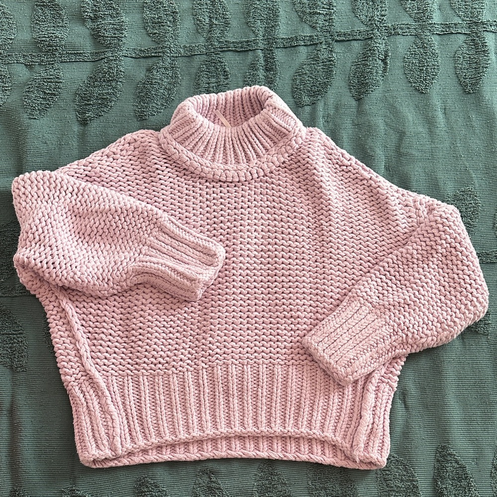 Free People my only sunshine sweater medium lilac